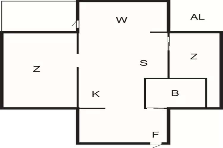6 Personen vakantie huis in BORGHOLM-Plattegrond