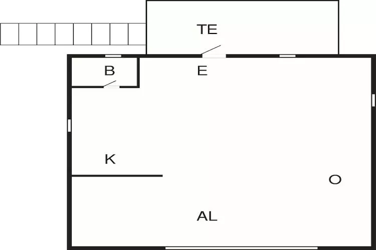 4 sterren vakantie huis in Romelanda-Plattegrond