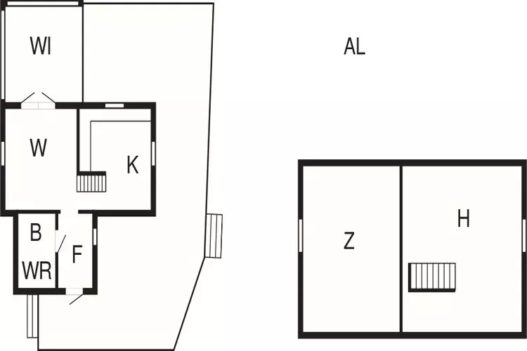 Huisje met fjordzicht, Stenungsund-Plattegrond