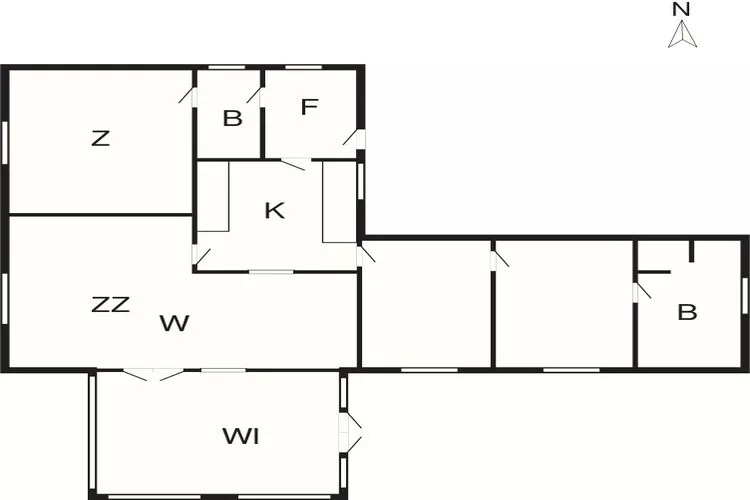 8 Personen vakantie huis in Ulfborg-Plattegrond