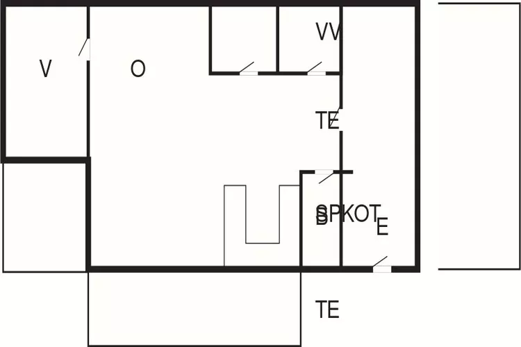 6 Personen vakantie huis in Pandrup-Plattegrond