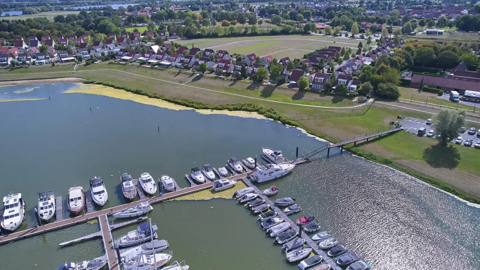 Aan de oever-Gebieden zomer 1km