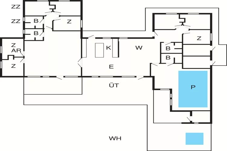 5 sterren vakantie huis in Bogense-Plattegrond