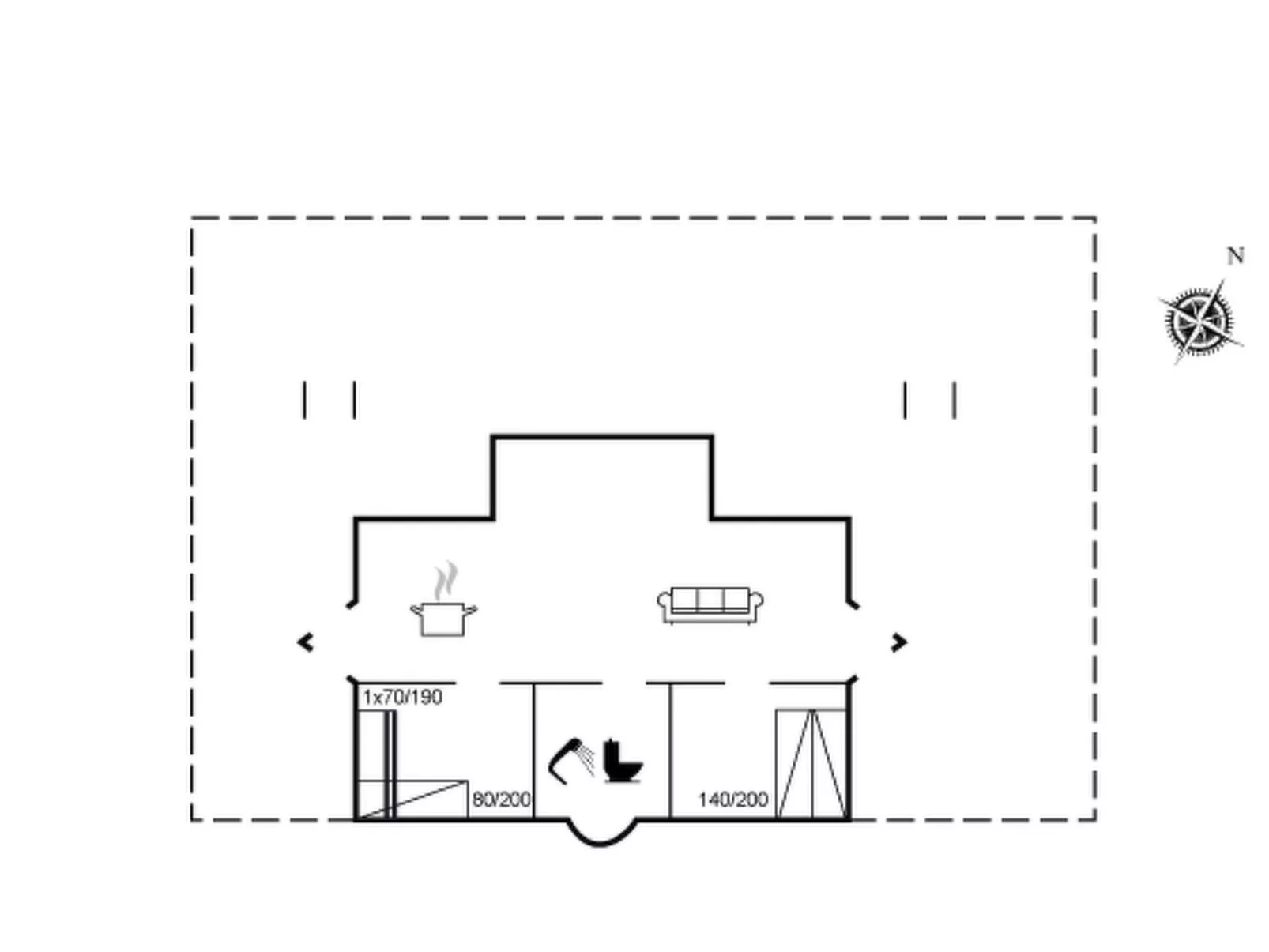 "Amila" - 10m from the sea-Binnen