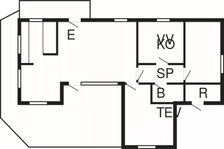 Kustsereniteit bij Henne Strand-By Traum-Plattegrond