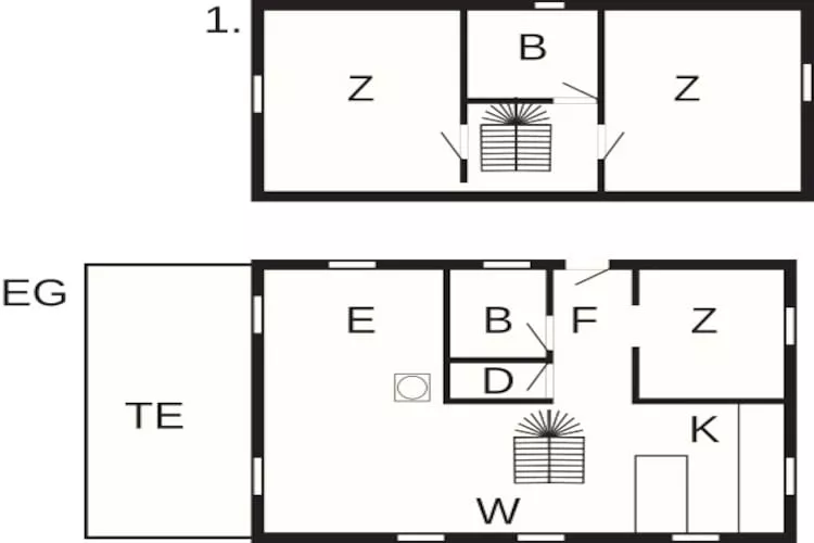 6 persoons vakantie huis in Ulfborg-Plattegrond