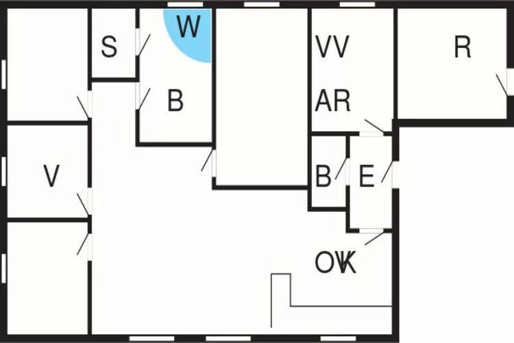 8 persoons vakantie huis in Sydals-Plattegrond