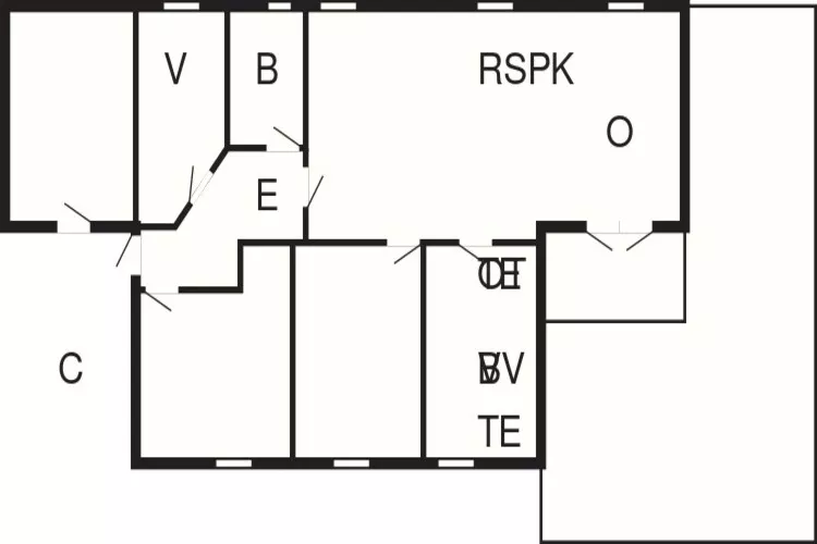 Moderne toevlucht bij Skovmose-By Traum-Plattegrond