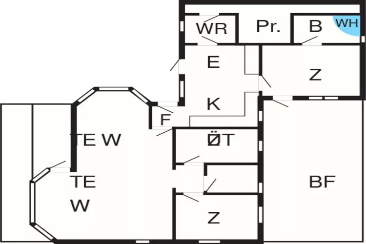 9 persoons vakantie huis in Sæby-Plattegrond