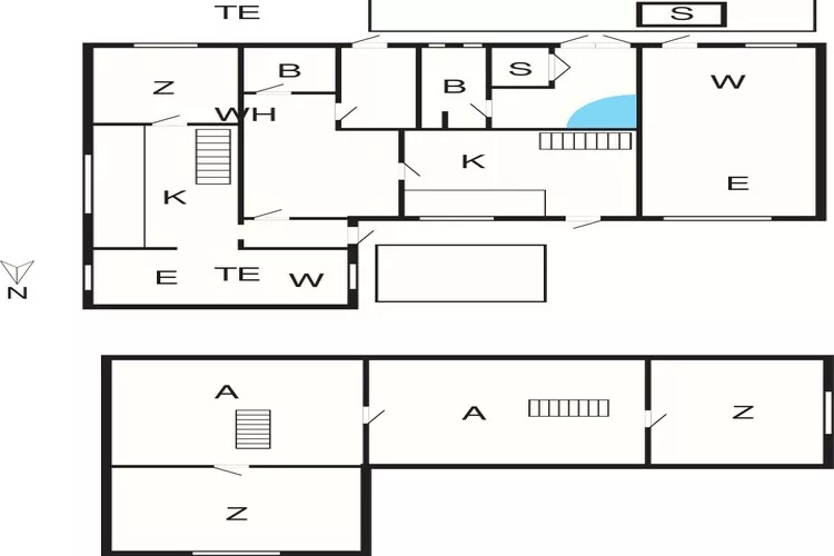 Idyllisch rietgedekt huisje-By Traum-Plattegrond