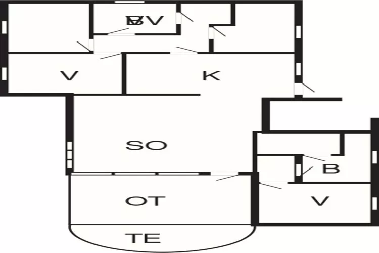 8 persoons vakantie huis in Ebeltoft-Plattegrond