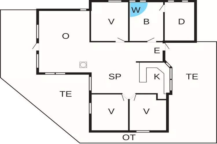 Kustsereniteit in TAYsinge-By Traum-Plattegrond