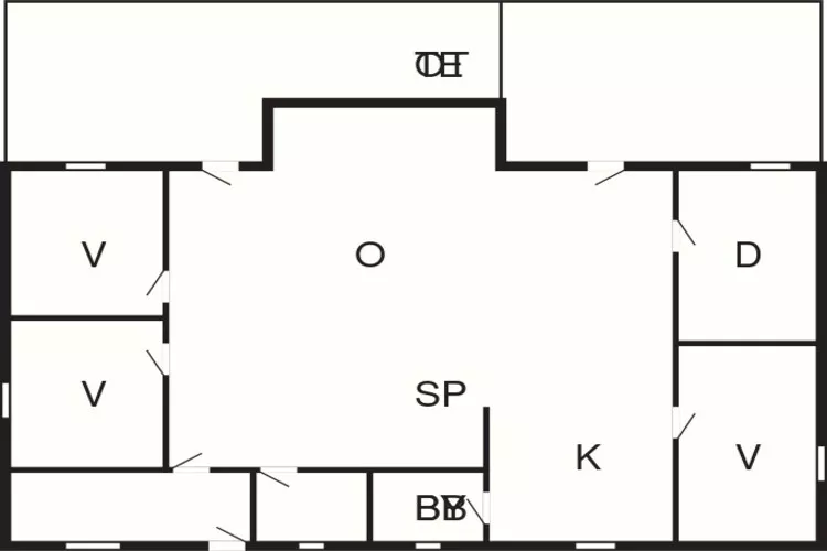 Kustparadijs in Skovmose-By Traum-Plattegrond