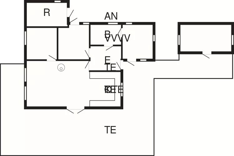 8 persoons vakantie huis in Skals-Plattegrond