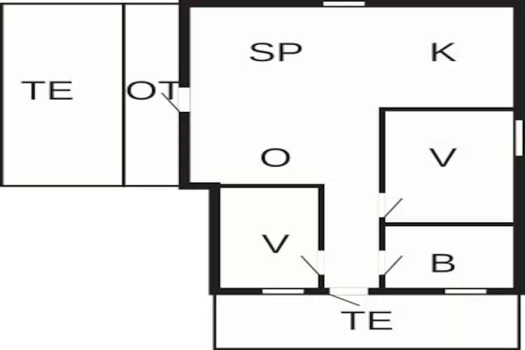6 persoons vakantie huis in Hejls-Plattegrond