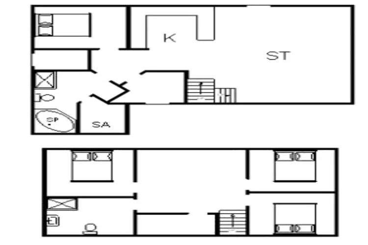 Gezellig kustverblijf op Fano-By Traum-Plattegrond