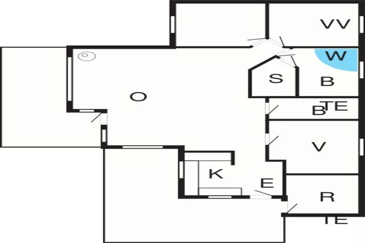 8 persoons vakantie huis in Skals-Plattegrond
