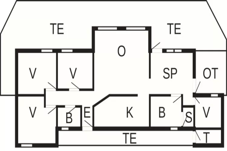 Luxe toevluchtsoord in Gronhoj Strand-By Traum-Plattegrond