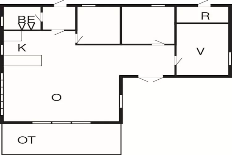 6 persoons vakantie huis in Vinderup-Plattegrond