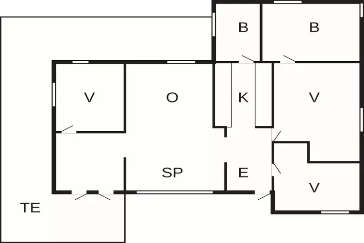 5 persoons vakantie huis in TRELLEBORG-Plattegrond