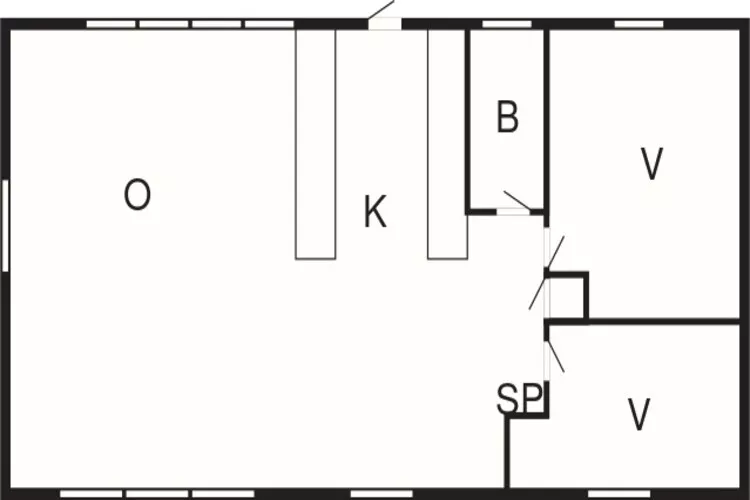 5 persoons vakantie huis in Fanø-Plattegrond