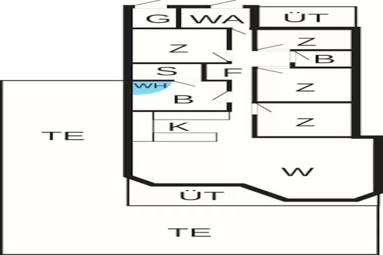 10 persoons vakantie huis in Væggerløse-Plattegrond
