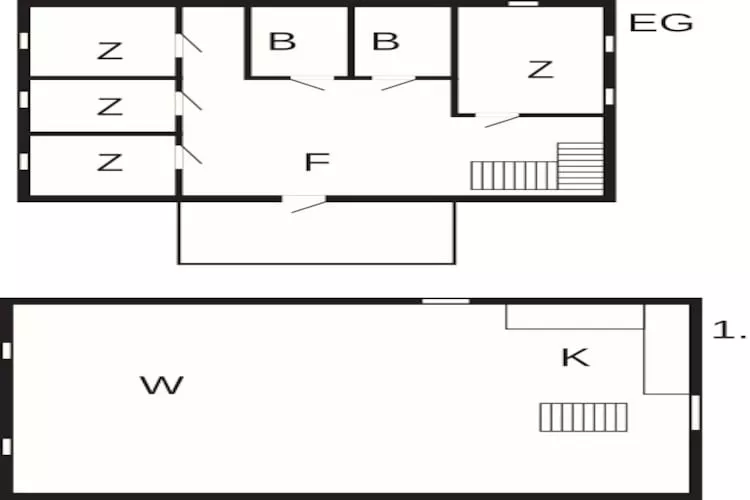 Cottage met uitzicht op het meer-By Traum-Plattegrond