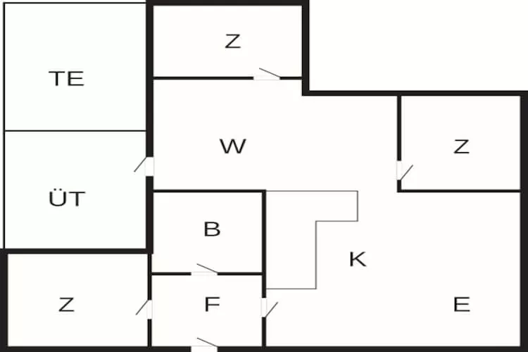 6 persoons vakantie huis in Toftlund-Plattegrond