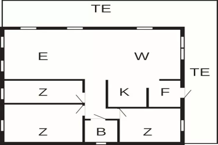 6 persoons vakantie huis in Hamnvik-Plattegrond