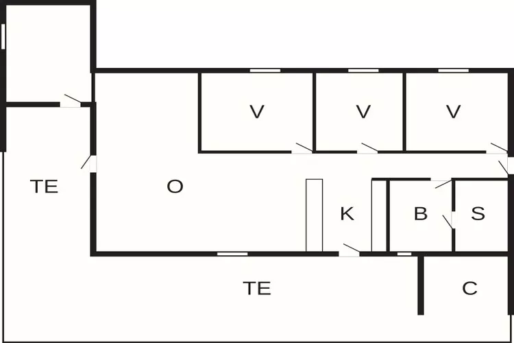 8 persoons vakantie huis in Harboøre-Plattegrond