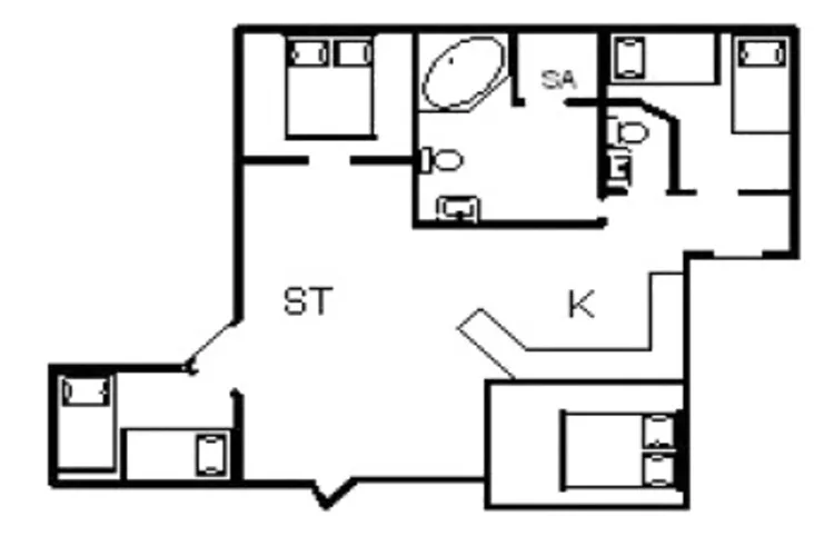 6 persoons vakantie huis in Hvide Sande-Plattegrond
