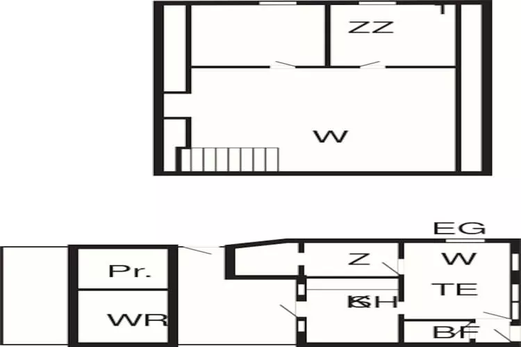 6 persoons vakantie huis in Nysted-Plattegrond