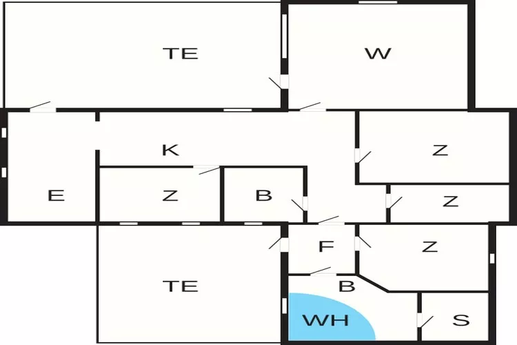 6 persoons vakantie huis in Fjerritslev-Plattegrond