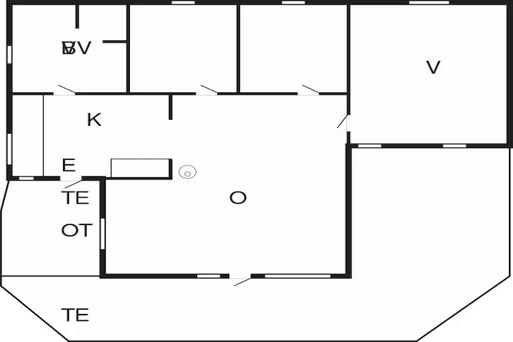 6 persoons vakantie huis in Juelsminde-Plattegrond