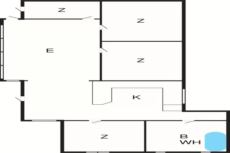 8 persoons vakantie huis in Glesborg-Plattegrond