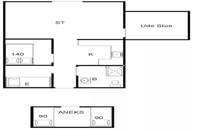 4 persoons vakantie huis in Fanø-Plattegrond