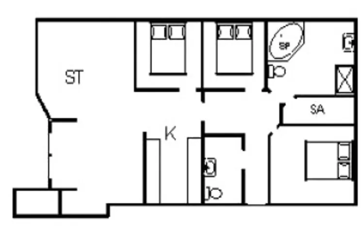 6 persoons vakantie huis in Tarm-Plattegrond