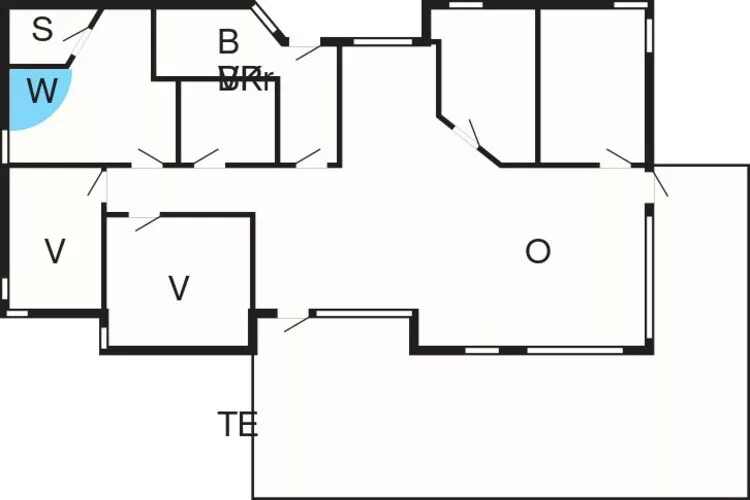 6 persoons vakantie huis in Sydals-Plattegrond