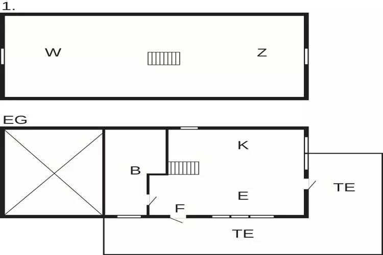 4 persoons vakantie huis in Veddige-Plattegrond