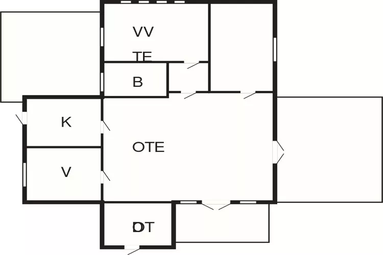 8 persoons vakantie huis in Rømø-Plattegrond