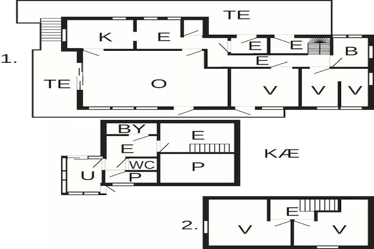 8 persoons vakantie huis in Austefjorden-Plattegrond