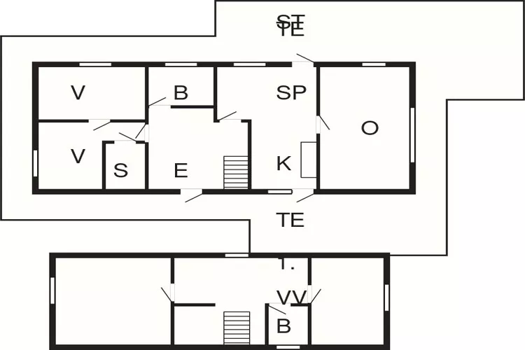 Betoverende Bosuitje met Sauna-By Traum-Plattegrond
