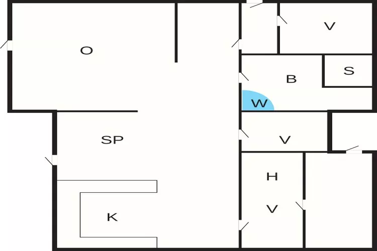 8 persoons vakantie huis in Ebeltoft-Plattegrond