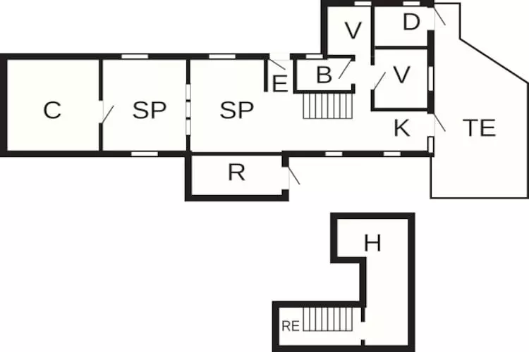 8 persoons vakantie huis in Farsø-Plattegrond