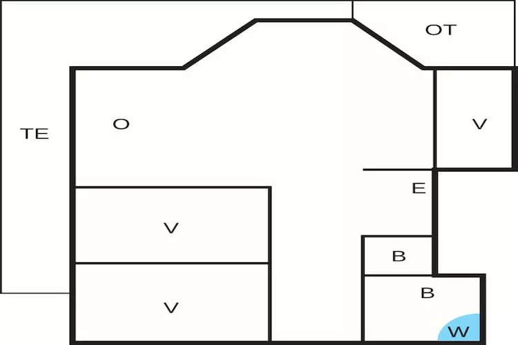 6 persoons vakantie huis in Saltum-Plattegrond