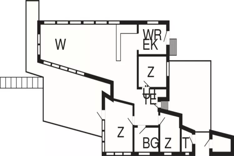 6 persoons vakantie huis in Bryrup-Plattegrond