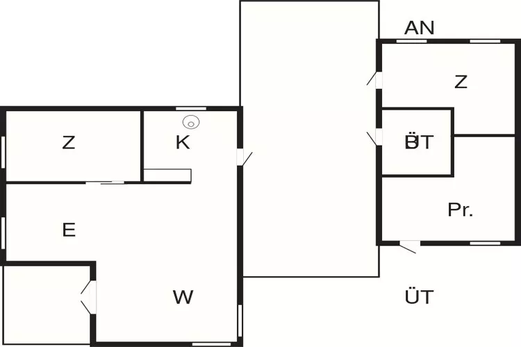 4 persoons vakantie huis in Frederiksværk-Plattegrond