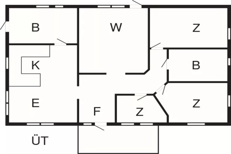 8 persoons vakantie huis in ELLÖS-Plattegrond