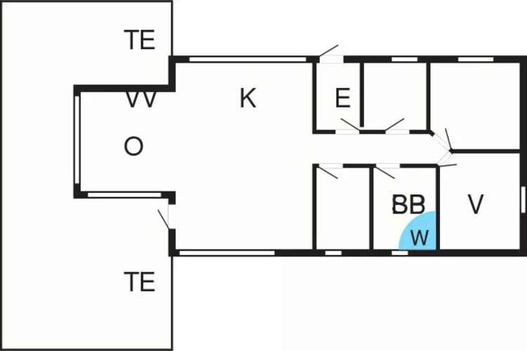 8 persoons vakantie huis in Hadsund-Plattegrond