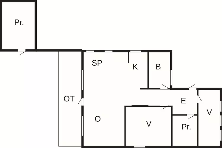 4 persoons vakantie huis in Læsø-Plattegrond